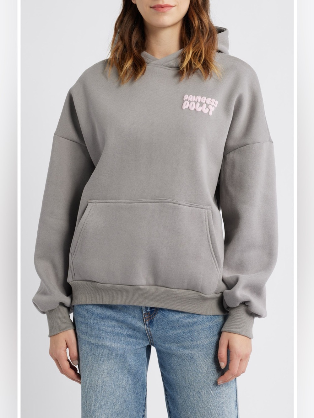 Princess Polly Graphic Print Logo Hoodie